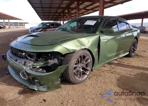 2022 Dodge Charger Scat Pack z USA, uszkodzony, nr VIN 2C3CDXGJ5NH220587